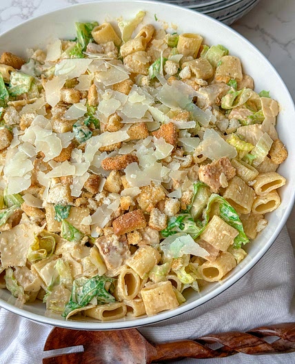 Chicken Caesar Pasta Salad 