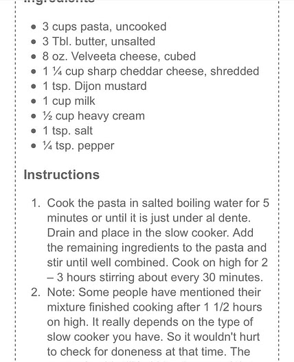 Kelly’s mac and cheese 