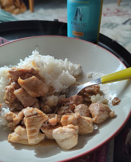 Thai garlic pepper chicken