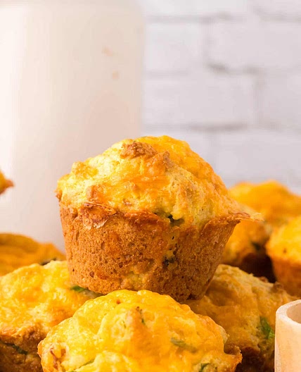 Cheddar Bacon Corn Muffins