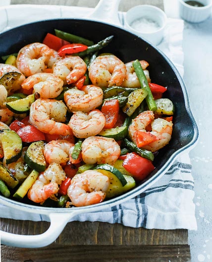 Shrimp Vegetable Skillet (Meal Prep)