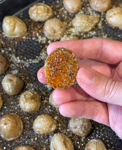 Crispy Oven Roasted Baby Potatoes