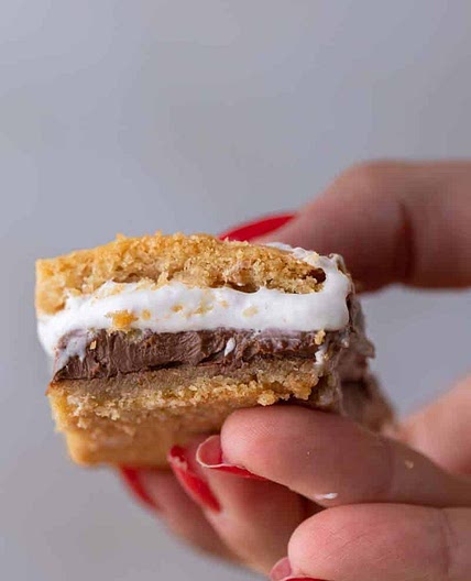 S'mores cookie bars