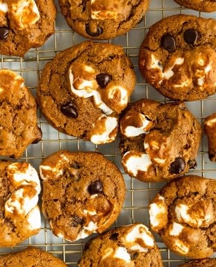 Pumpkin S’mores Cookies 