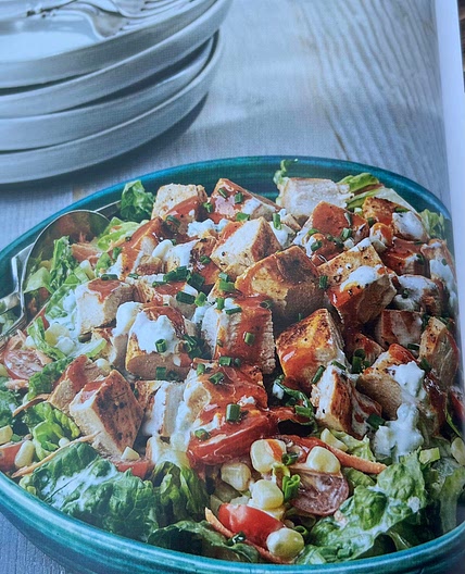 BBQ Buffalo Chicken Chopped Salad