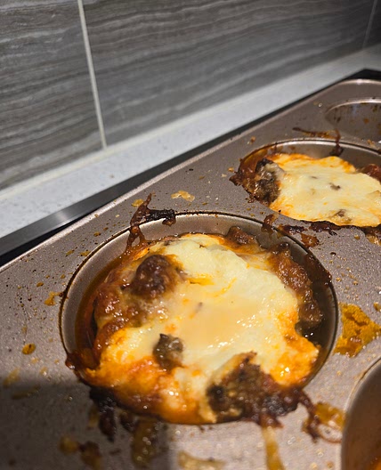 Zucchini lasagna bites