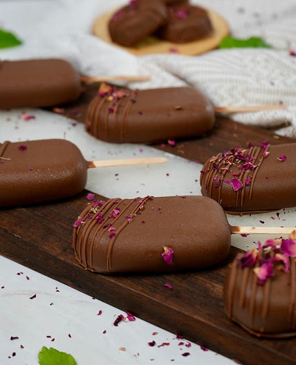 Frozen Blueberry Ricotta Pops