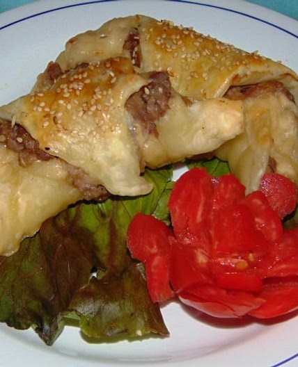 Croissant alla salsiccia