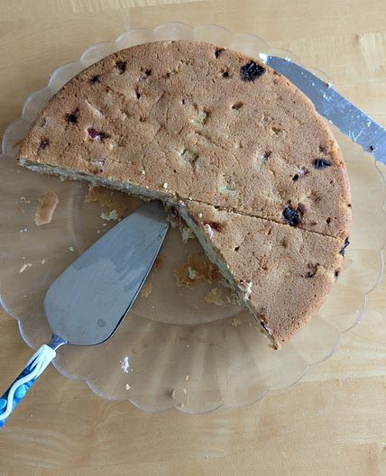 Gâteau à la rhubarbe