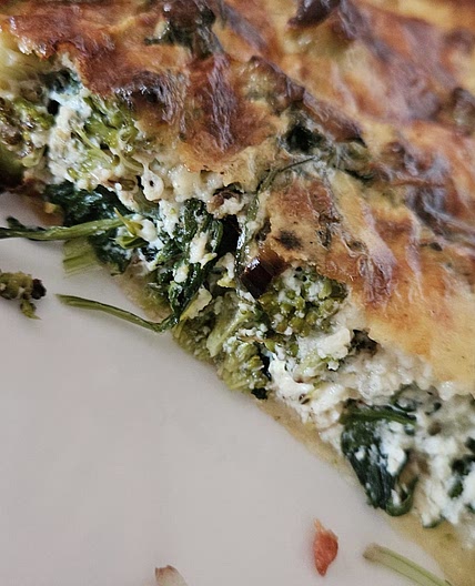 Brocoli & Spinach Quiche