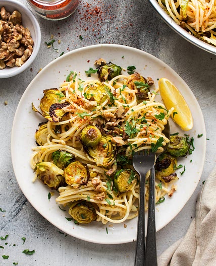 Brussel Sprout Spaghetti