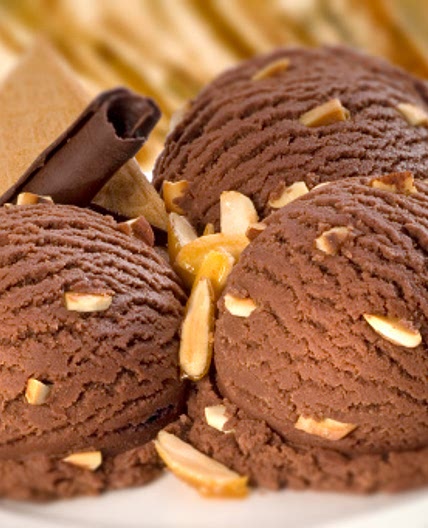 Chocolate Almond Ice Cream