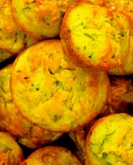 Broccoli and blue cheese muffins