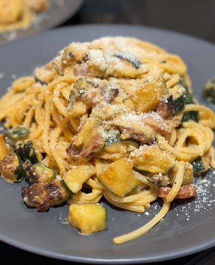 Courgette Carbonara