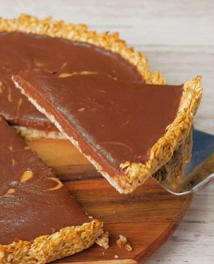 Tarte au chocolat super healthy 😍
