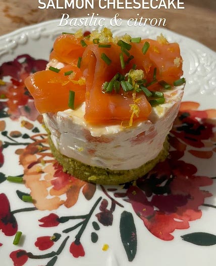 Cheesecake au saumon