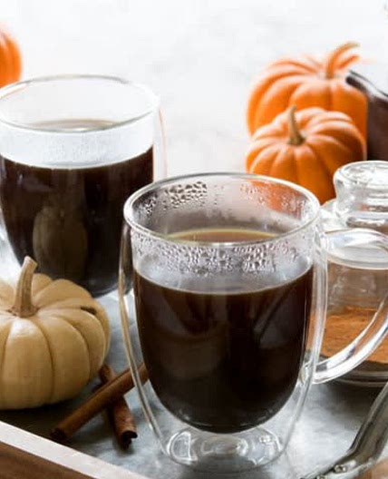 Pumpkin spice coffee
