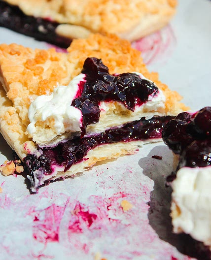 Blueberry Streusel Danish