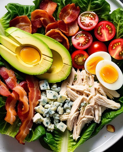 Easy Keto Cobb Salad: Perfect for Keto Beginners (Ready in 15 Minutes!)