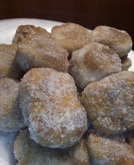 Apricot dumplings