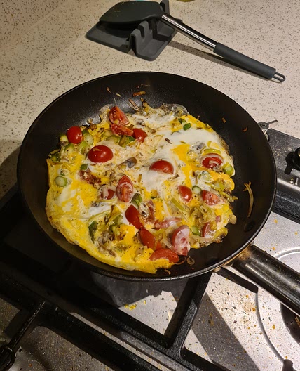 Veggie Frittata in a Pan
