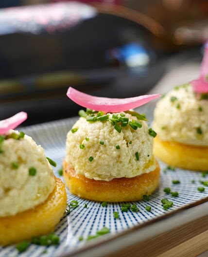 Baccalà mantecato con polenta