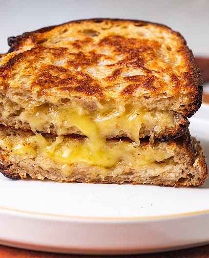 Roasted Garlic Grilled Cheese