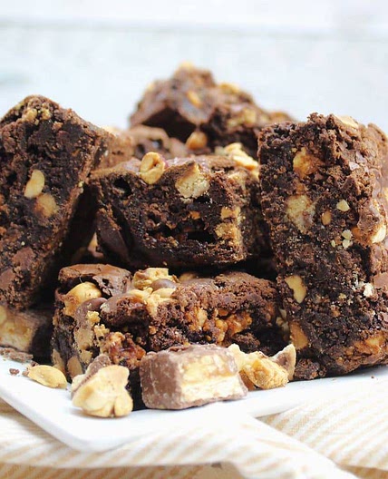 Candy Bar Brownies Recipe