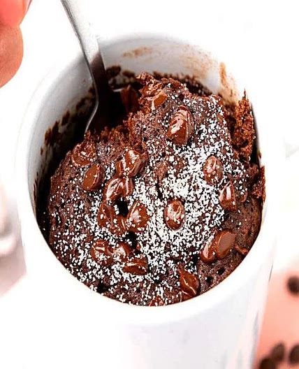Chocolate mug cake 