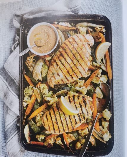 Gegrilde Kip met Easy Tahinsaus