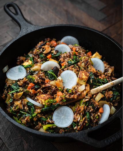 Vegan Kimchi Fried Rice