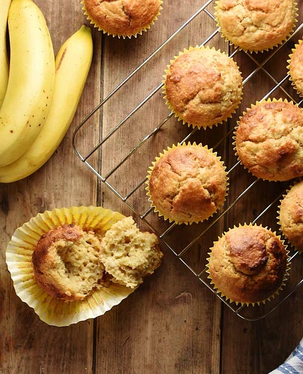 Easy Banana Buttermilk Muffins