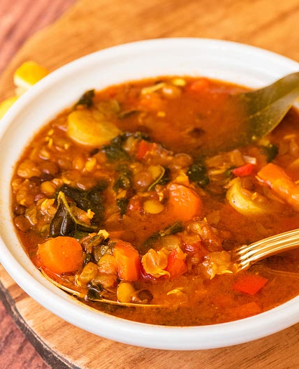 Vegan Moroccan Lentil Soup Recipe for the Instant Pot