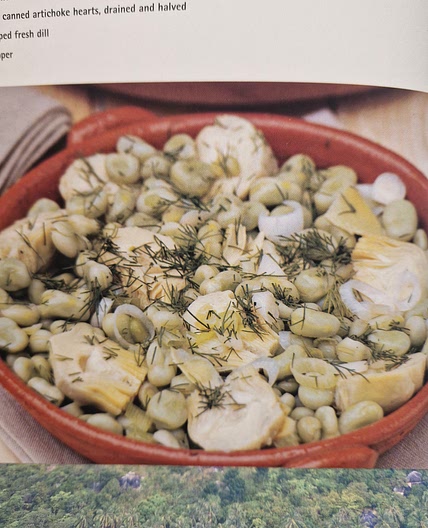 artichoke hearts with broad beans - page 194