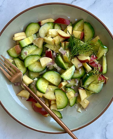 Creamy Cucumber Salad