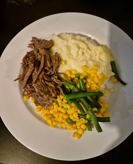 Beef brisket and mash