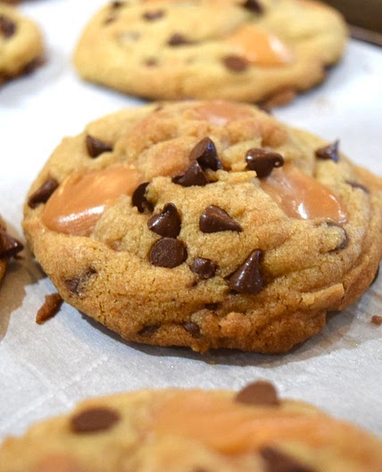 Caramel Chocolate cookies