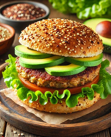 Burger minceur au quinoa