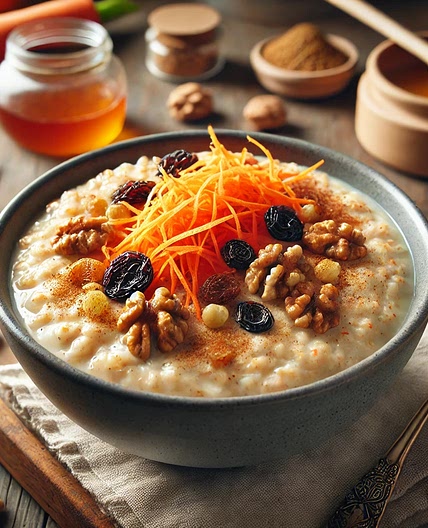 Porridge carrot cake