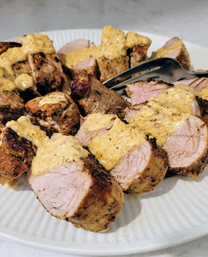 Pork Tenderloin with Dijon Sauce