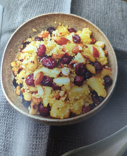 Hirse Bowl mit Cranberrys