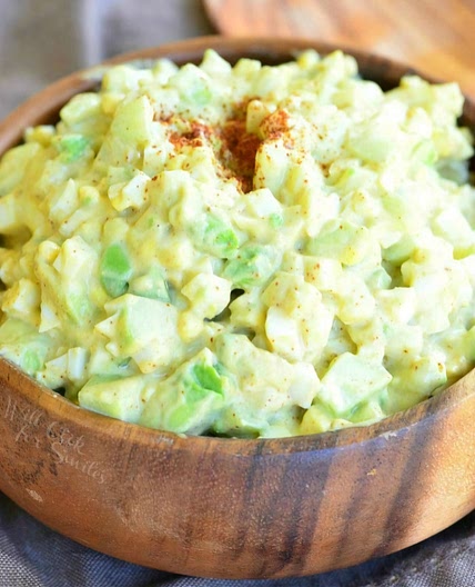 Avacado Cucumber Egg Salad