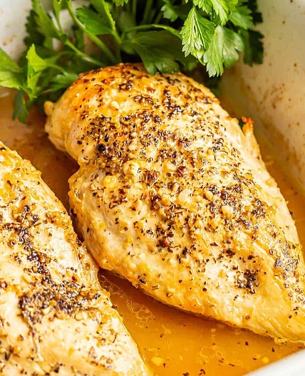 Juicy Oven Baked Chicken 