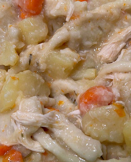 Homemade Noodles with Chicken 