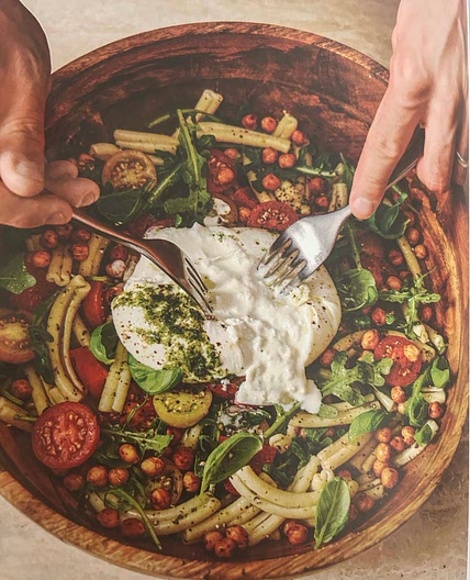Burrata Pasta Salad 