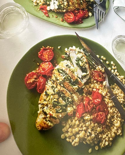 Hasselback Feta Chicken Bake