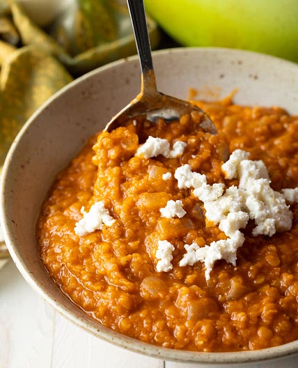 Misir Wot Recipe (Ethiopian Lentils) with Ayib