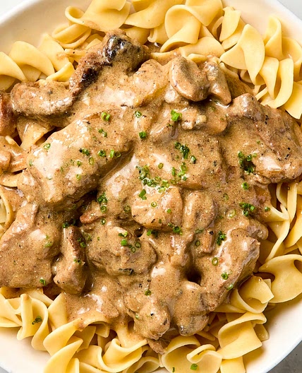 Beef Stroganoff 