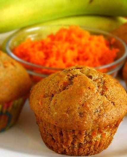 Vegan Banana Carrot Muffins Recipe