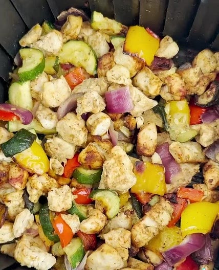 Chicken and stirfry vegies